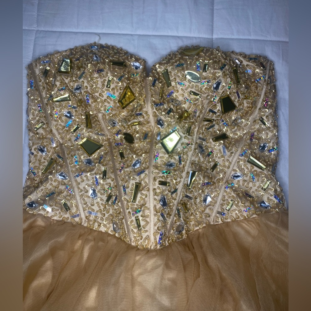 Prom/Formal Beaded Top Dress